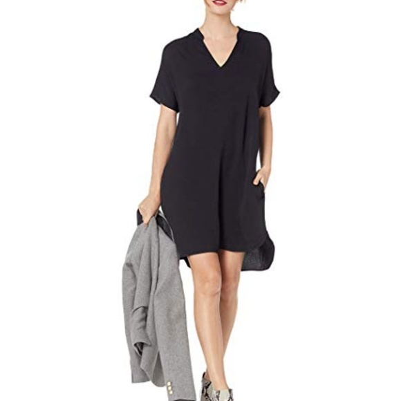 j crew mercantile Dresses & Skirts - J crew black mandarin collared dress